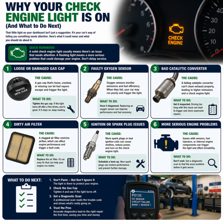 Why Your Check Engine Light Is On (And What to Do Next) - Cassels Garage