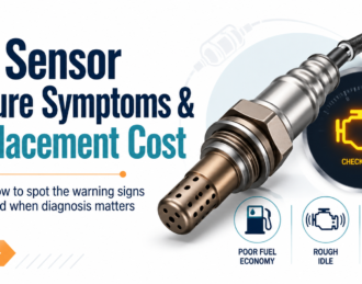 02 sensor failure symptoms and replacement cost
