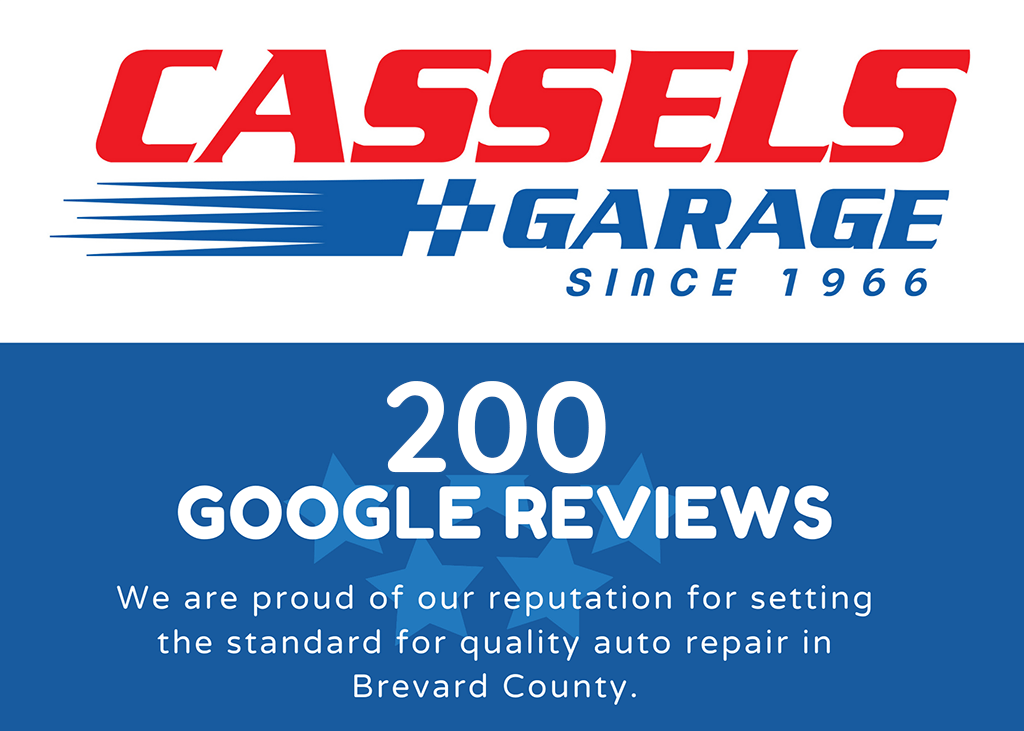 Cassels Garage 200 Google Reviews 